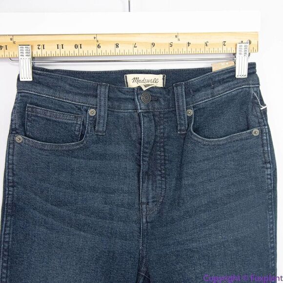 NEW Madewell 10" High-Rise Skinny Jeans in Bensley Wash, 26 - Picture 7 of 15